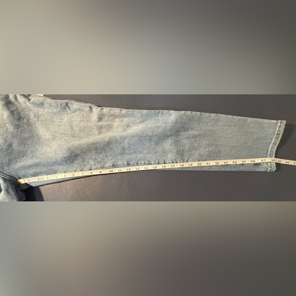 Agolde High Rise Light Blue Jeans - Picture 5 of 6